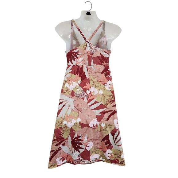 Patagonia Tropical Print Amber Dawn Cotton A-Line Dress Multi Size Small - Picture 2 of 8